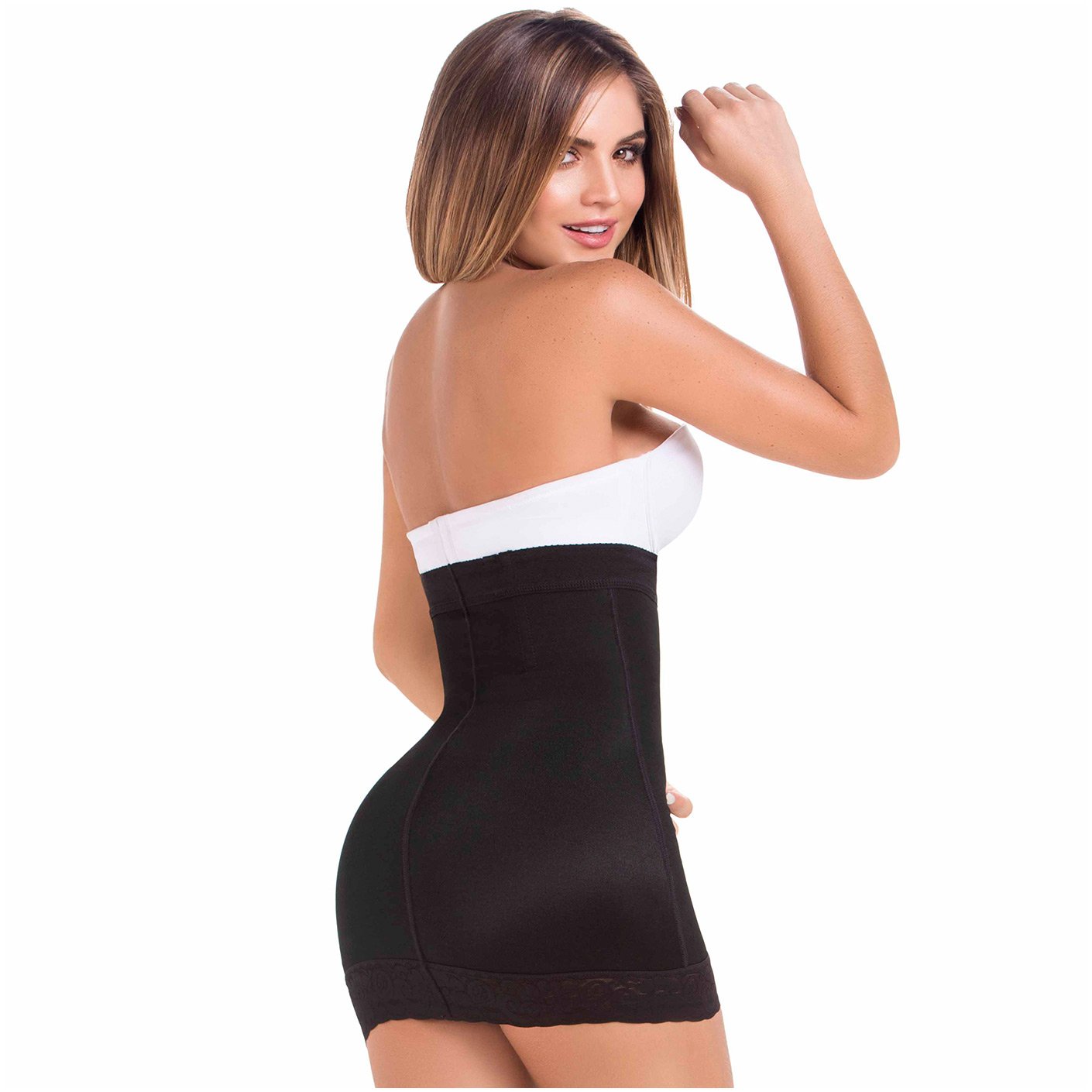 Foto 4 pulgar | Mariae Fu112 Fajas Colombianas Tipo Vestido Strapless Reductora