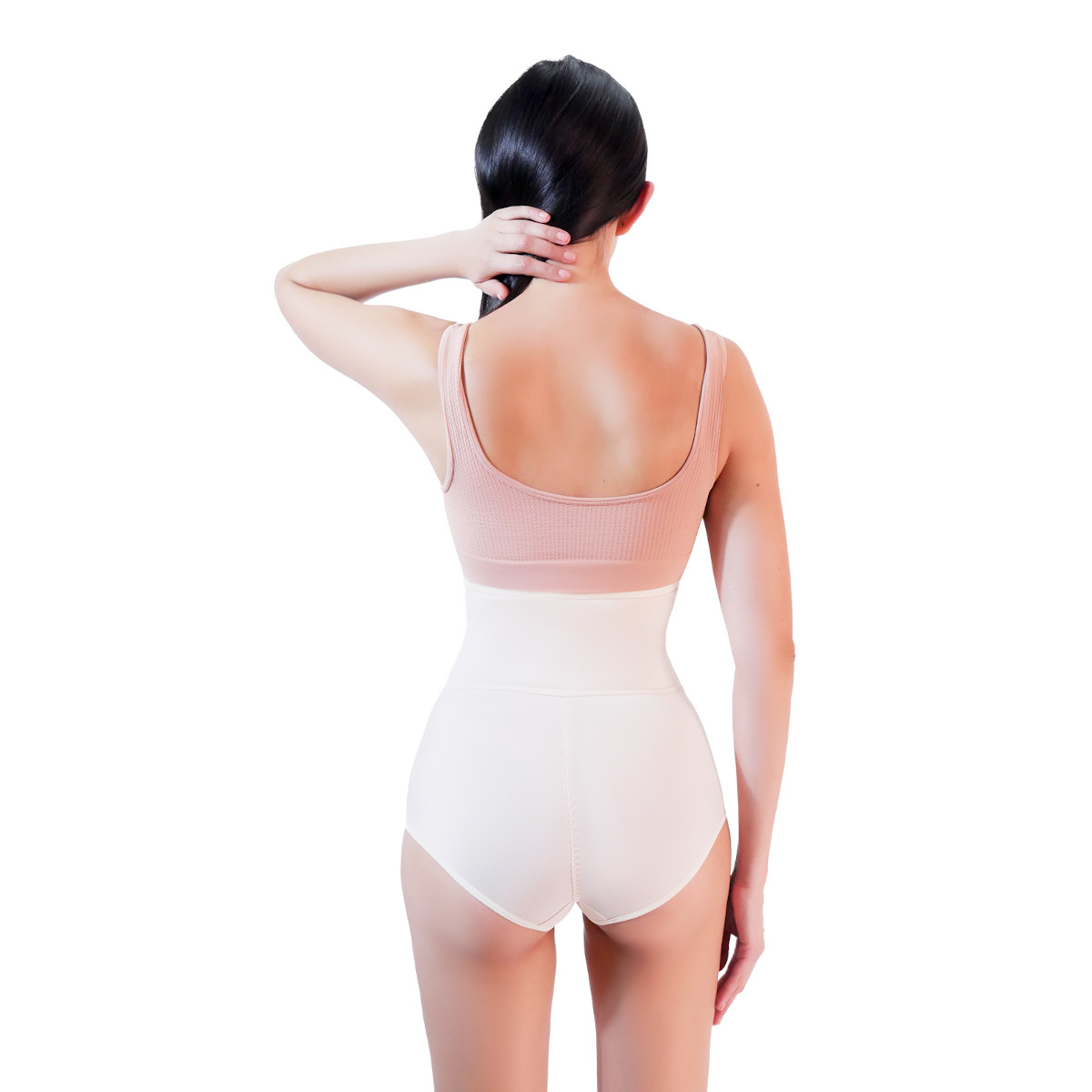 Foto 2 | Faja Alta con Refuerzos Cruzados Corte Francés Nude I Love Shape M3053 T