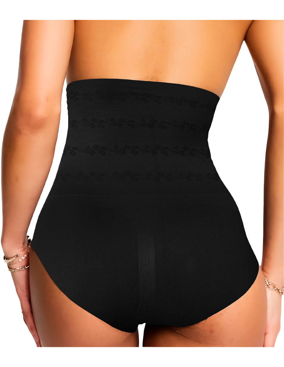 Foto 2 | Faja Tipo Pantaleta Tatys Fashion Negra 3 Piezas para Mujer