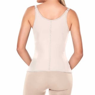Foto 6 | Semichaleco Ann Chery Beige 3 Broches Látex para Mujer