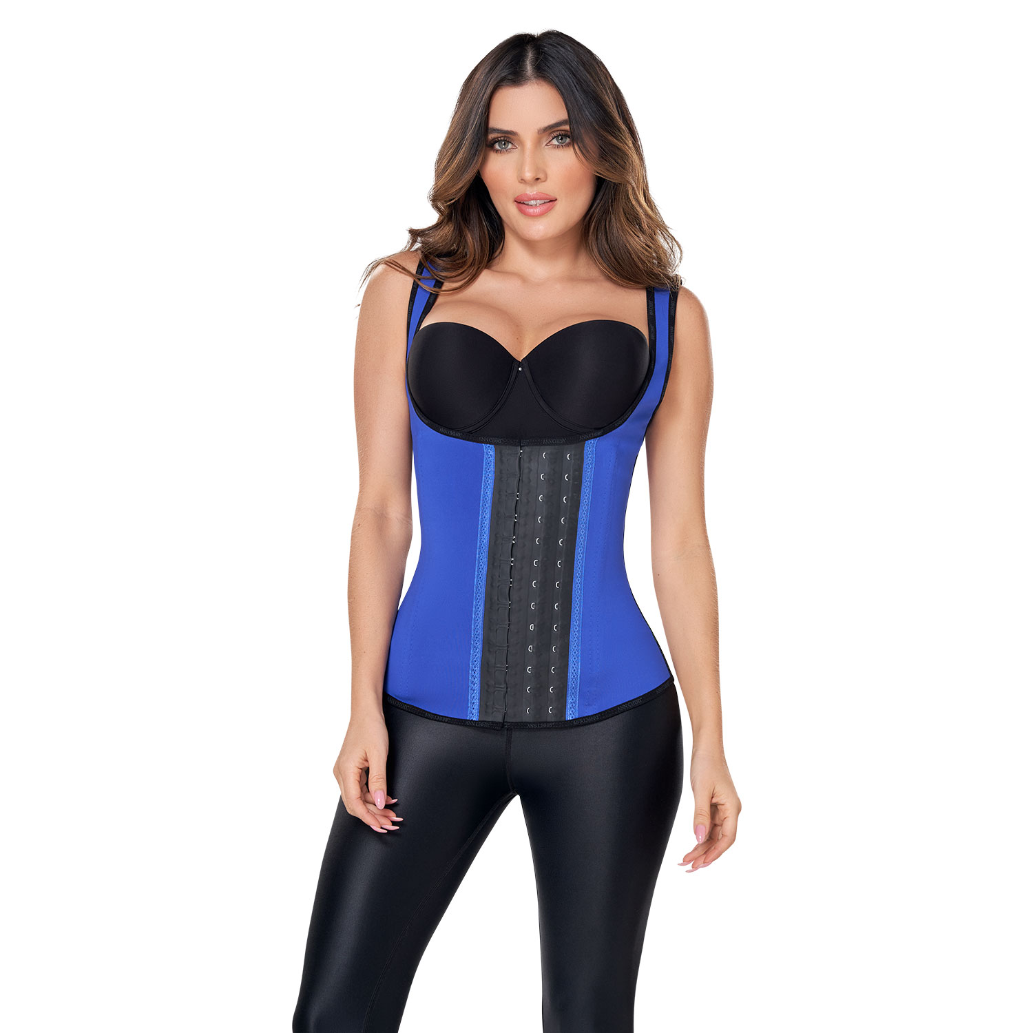 Chaleco Deportivo Ann Chery Azul con 3 Broches para Mujer