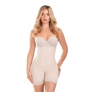 Foto 1 | Faja Strapless Brochetipo Short Power Secret con Realce Invisible color Beige