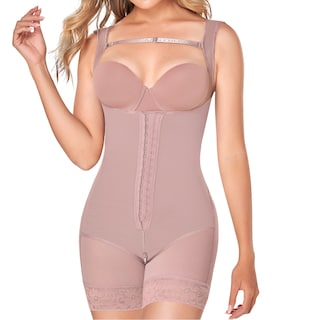 Foto 1 | Faja Postoperatorio Tipo Short Ann Chery Marrón Confort para Mujer