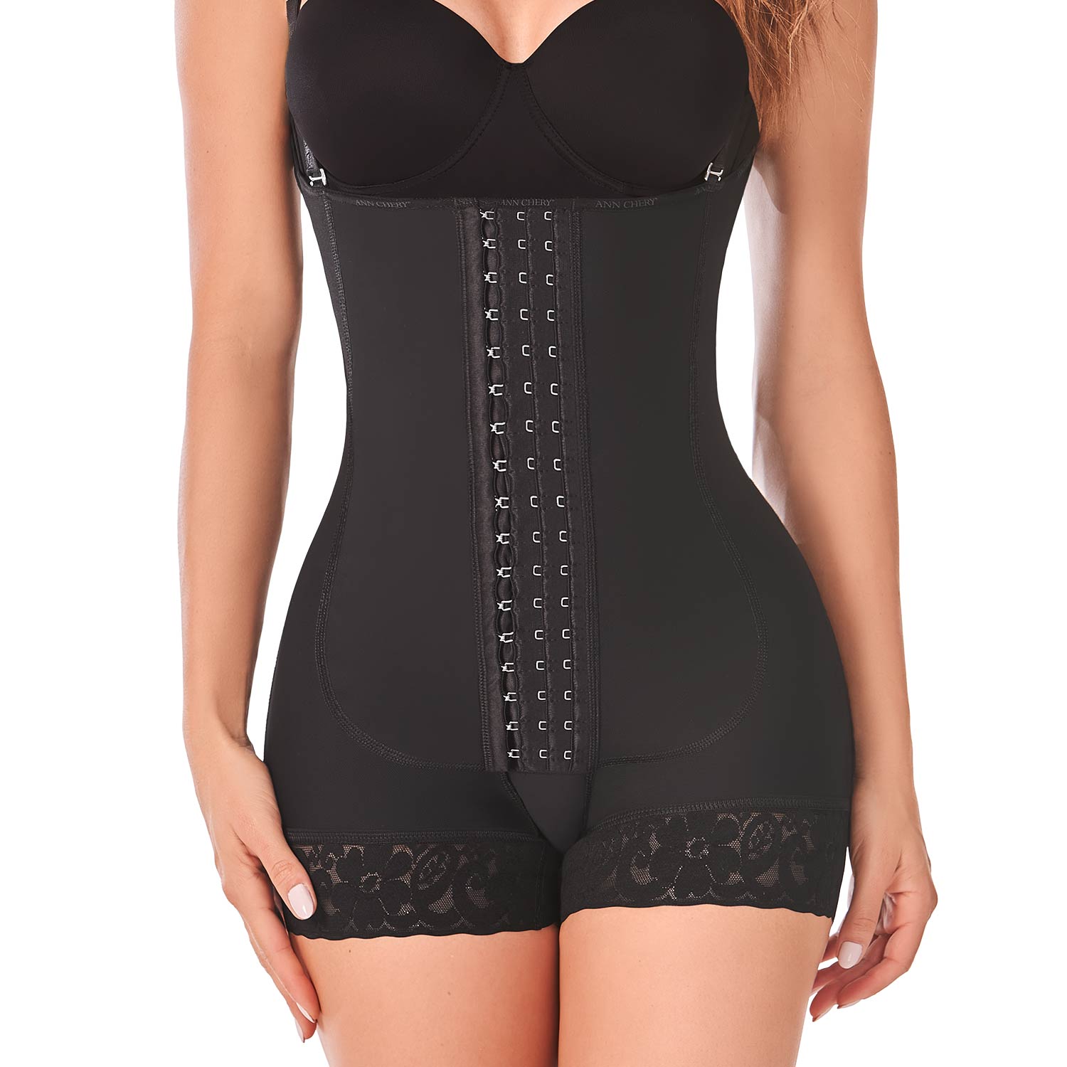 Foto 3 | Faja Postoperatorio Tipo Short Confort color Negro