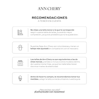 Foto 6 | Faja Ann Chery Beige sin Costuras para Mujer