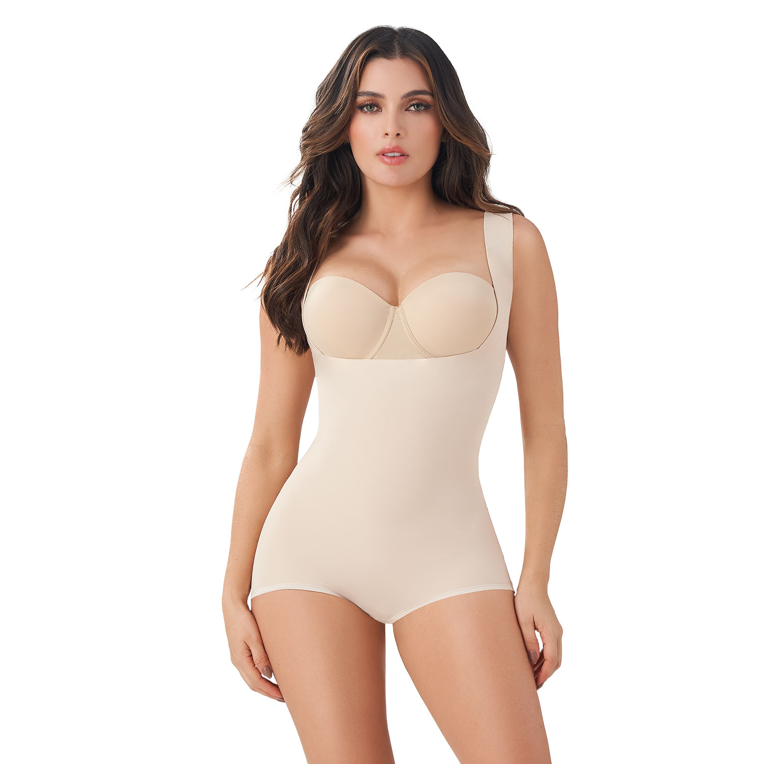 Faja Tipo Body Invisible sin Costuras Beige