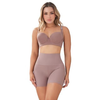 Foto 3 | Short Control Abdomen Invisible sin Costuras color Cocoa