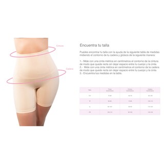Foto 3 | Faja Reductora Tipo Leggin I Love Shape M1003 color Marrón