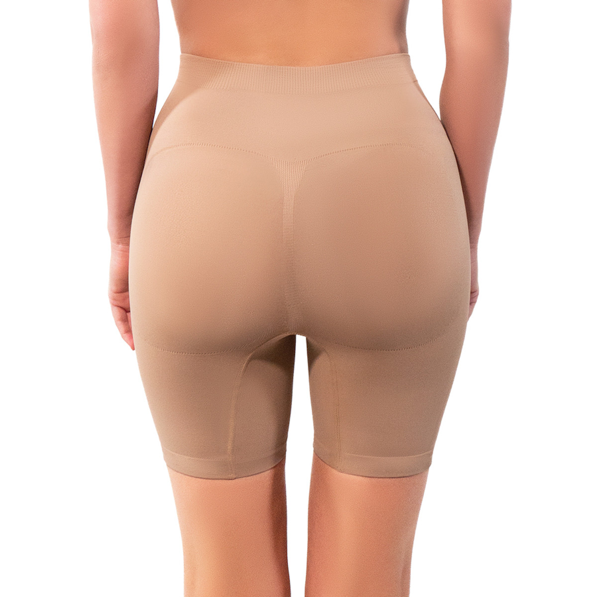 Foto 4 pulgar | Short Moldeador I Love Shape Push Up Sin Costuras Latte