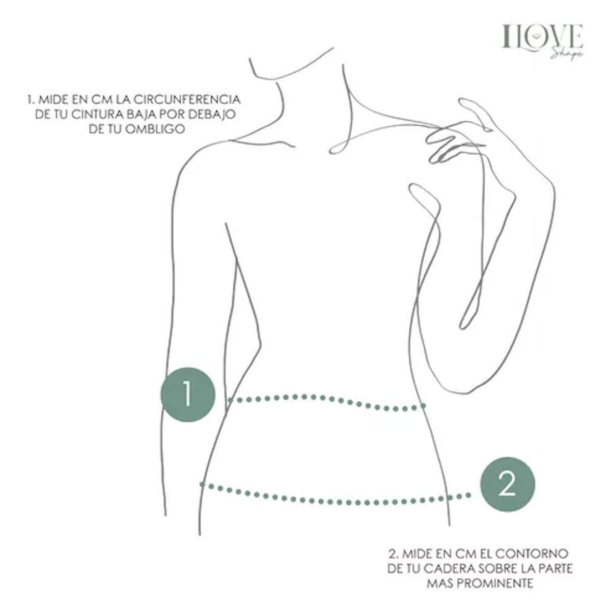 Foto 5 pulgar | Short Moldeador I Love Shape Push Up Sin Costuras Latte