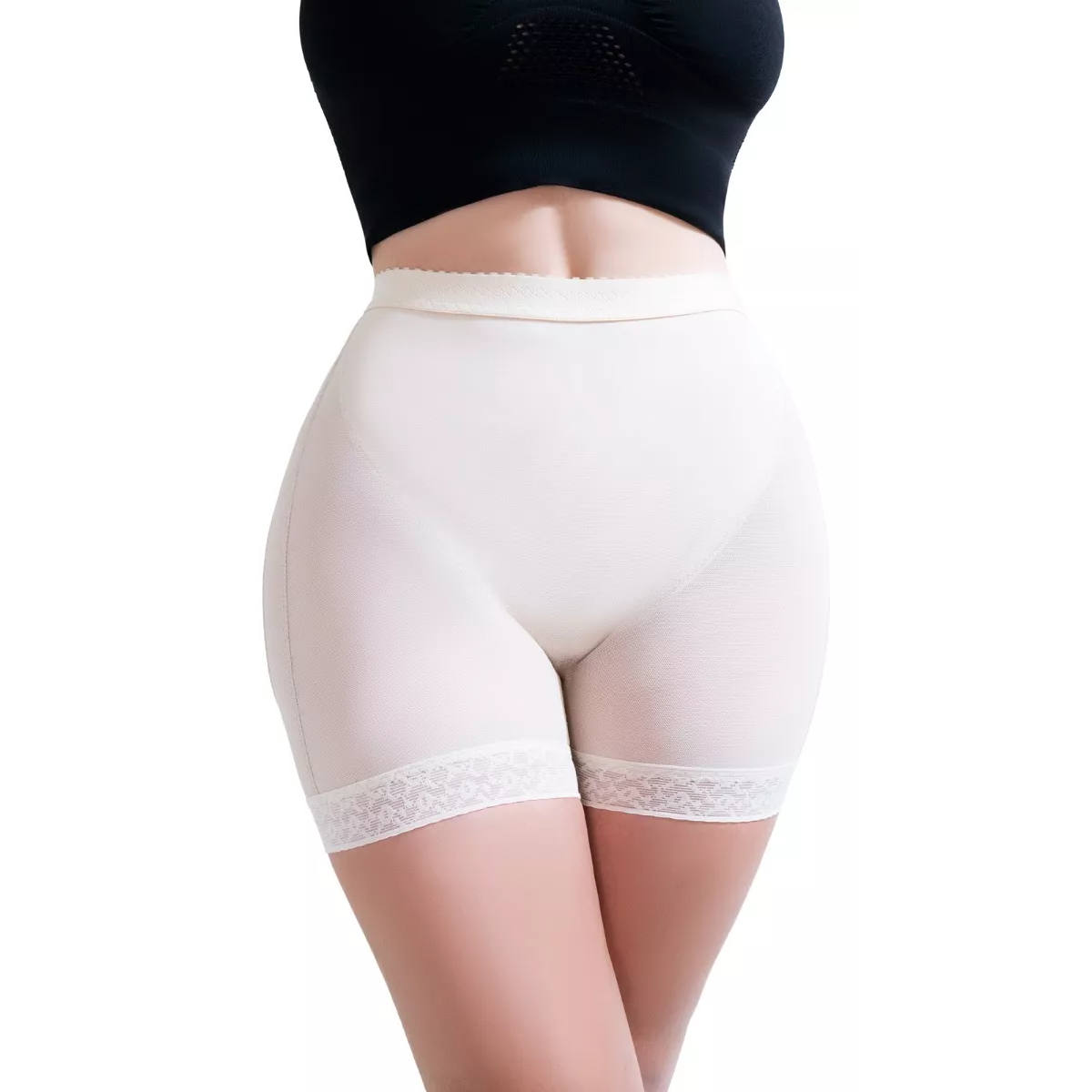 Foto 2 pulgar | Faja Tipo Bóxer I Love Shape M1066 color Beige para Mujer
