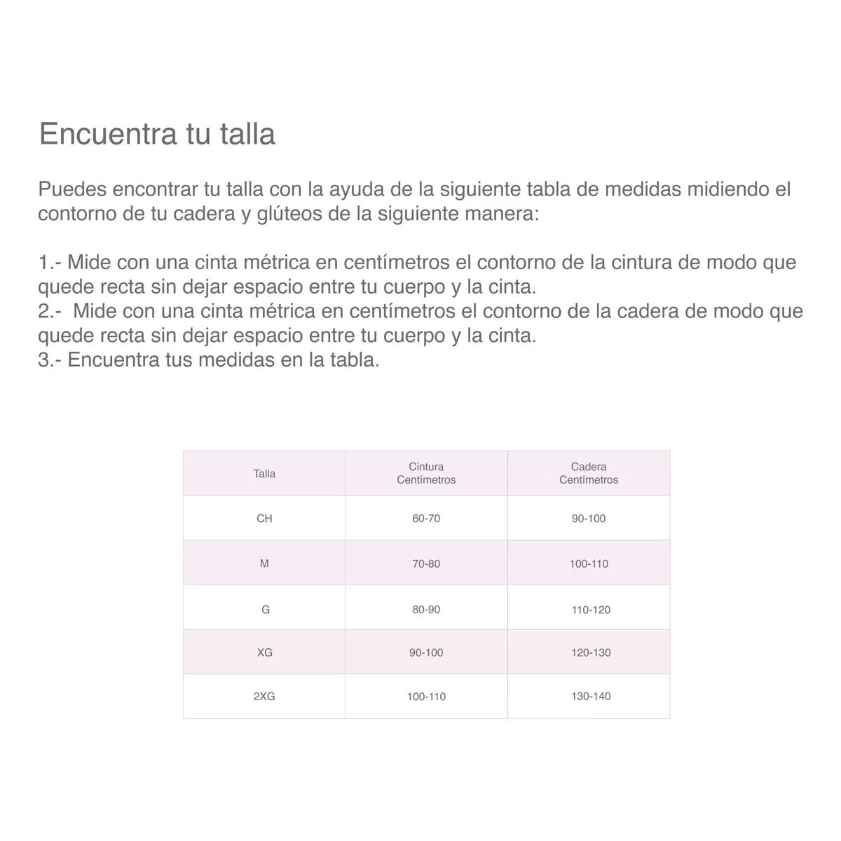 Foto 5 pulgar | Faja Alta Con Refuerzos Cruzados Pierna Larga Nude I Love Shape M3046  T M