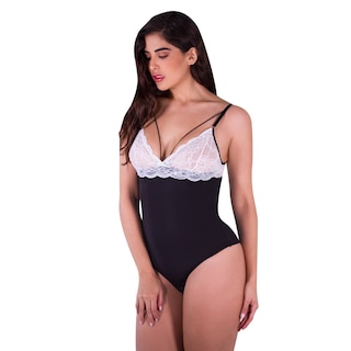 Foto 1 | Body Clohe Lencería con Encaje M3024 I Love Shape Negro