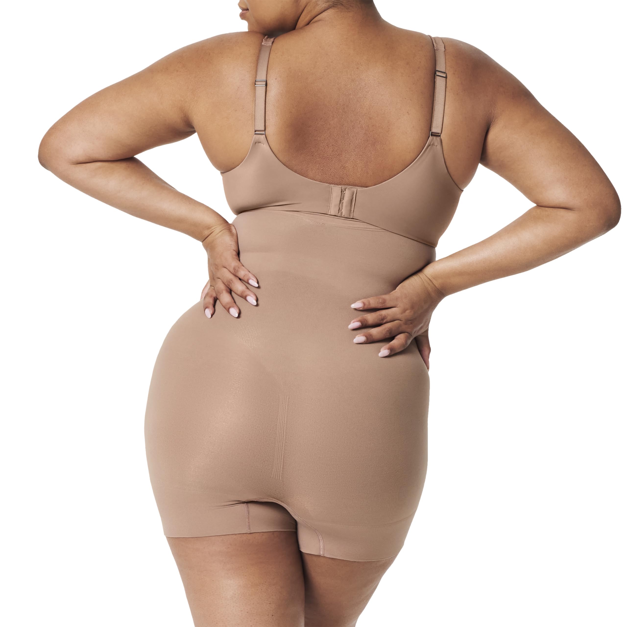 Foto 4 pulgar | Faja Shapewear Spanx Café - Venta Internacional