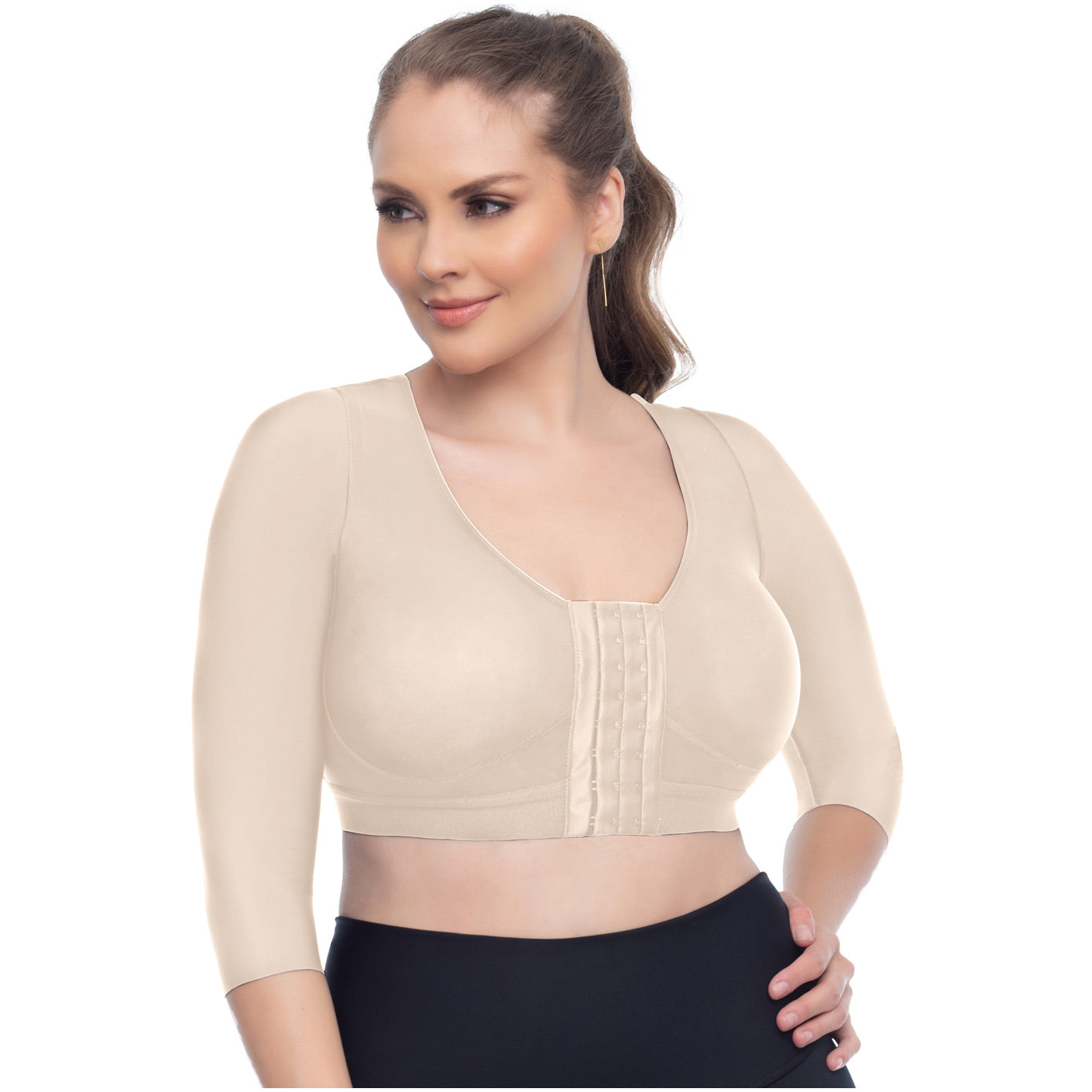Uplady 6208 Brasier Faja Colombiana Postquirúrgico Con Mangas | Sujetador Postoperatorio
