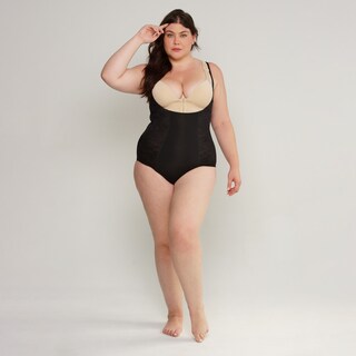 Foto 1 | Bikini Moldeador De Tiro Alto Con Mesh Aylon 236 Negro