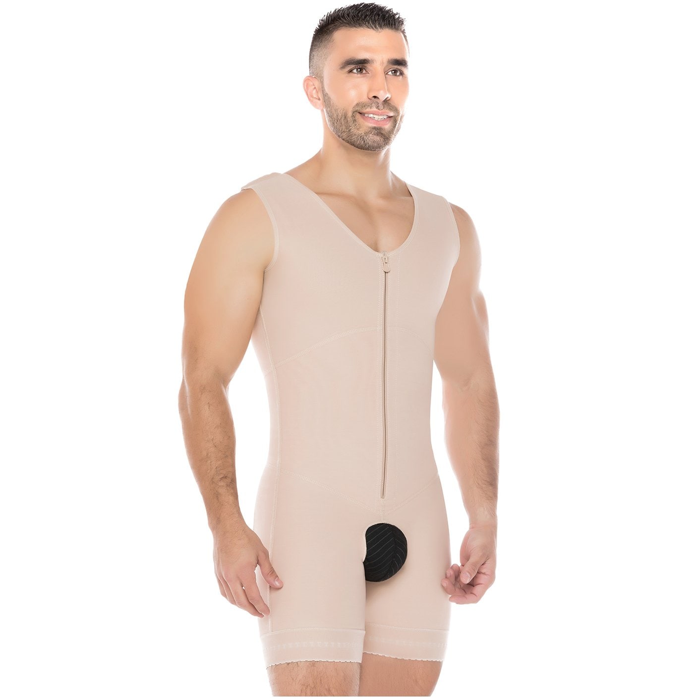 Salome 0124 Faja Colombiana Postquirurgica Media Pierna Para Hombres $1,505