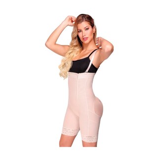 Foto 1 | Faja Cintura Alta C/pierna Hilado Cobre Beige Medivaric