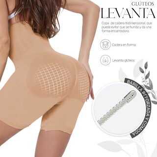 Foto 2 | Panty Faja Shendy Vendy Colombiana Reductora Moldeadora Levanta Pompa Beige
