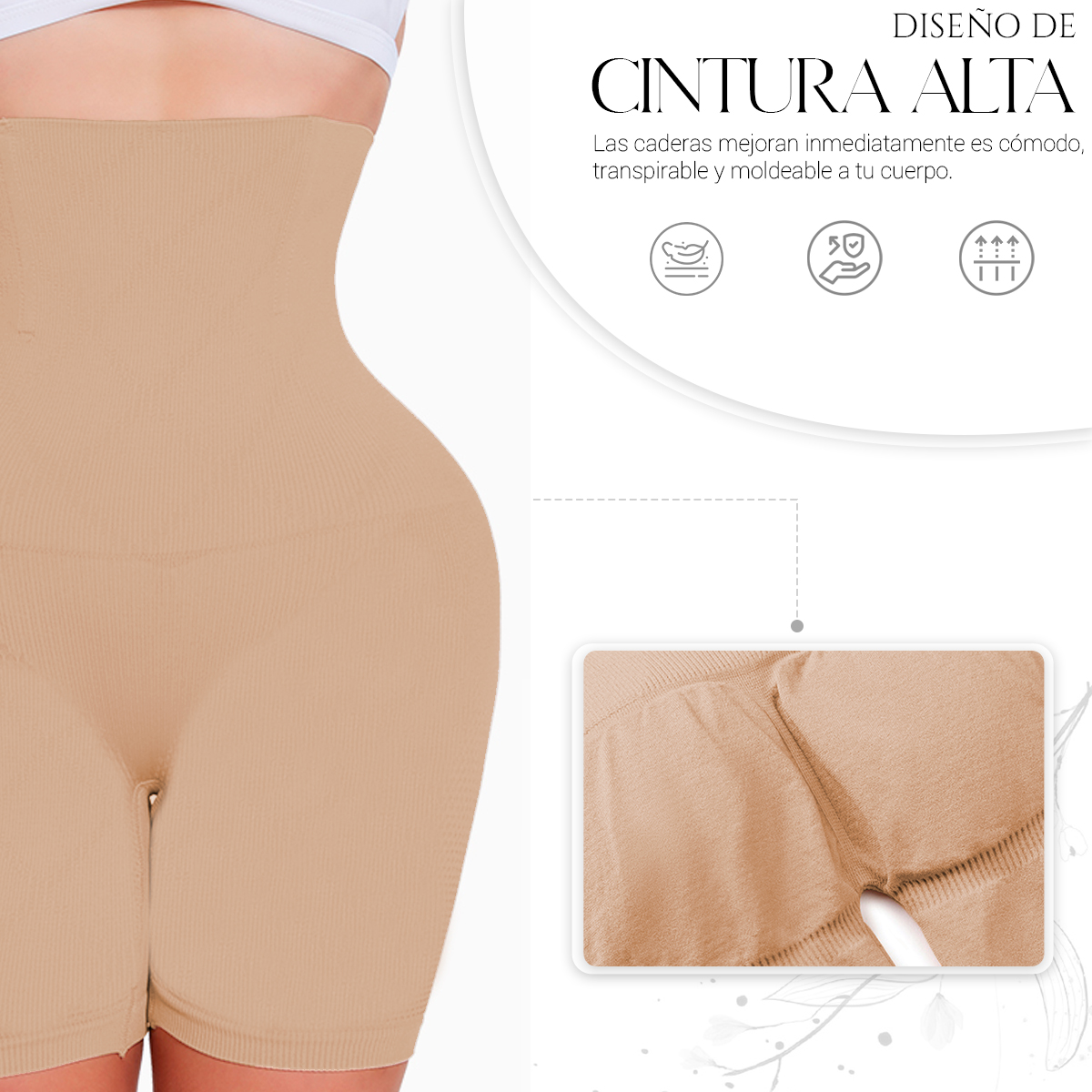 Foto 4 | Panty Faja Shendy Vendy Colombiana Reductora Moldeadora Levanta Pompa Beige