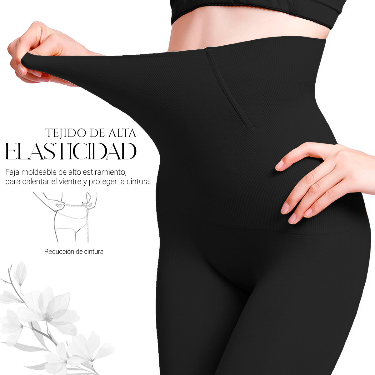 Foto 4 pulgar | Panty Faja Colombiana Reductora Moldeadora Levanta Pompa Negro M/l