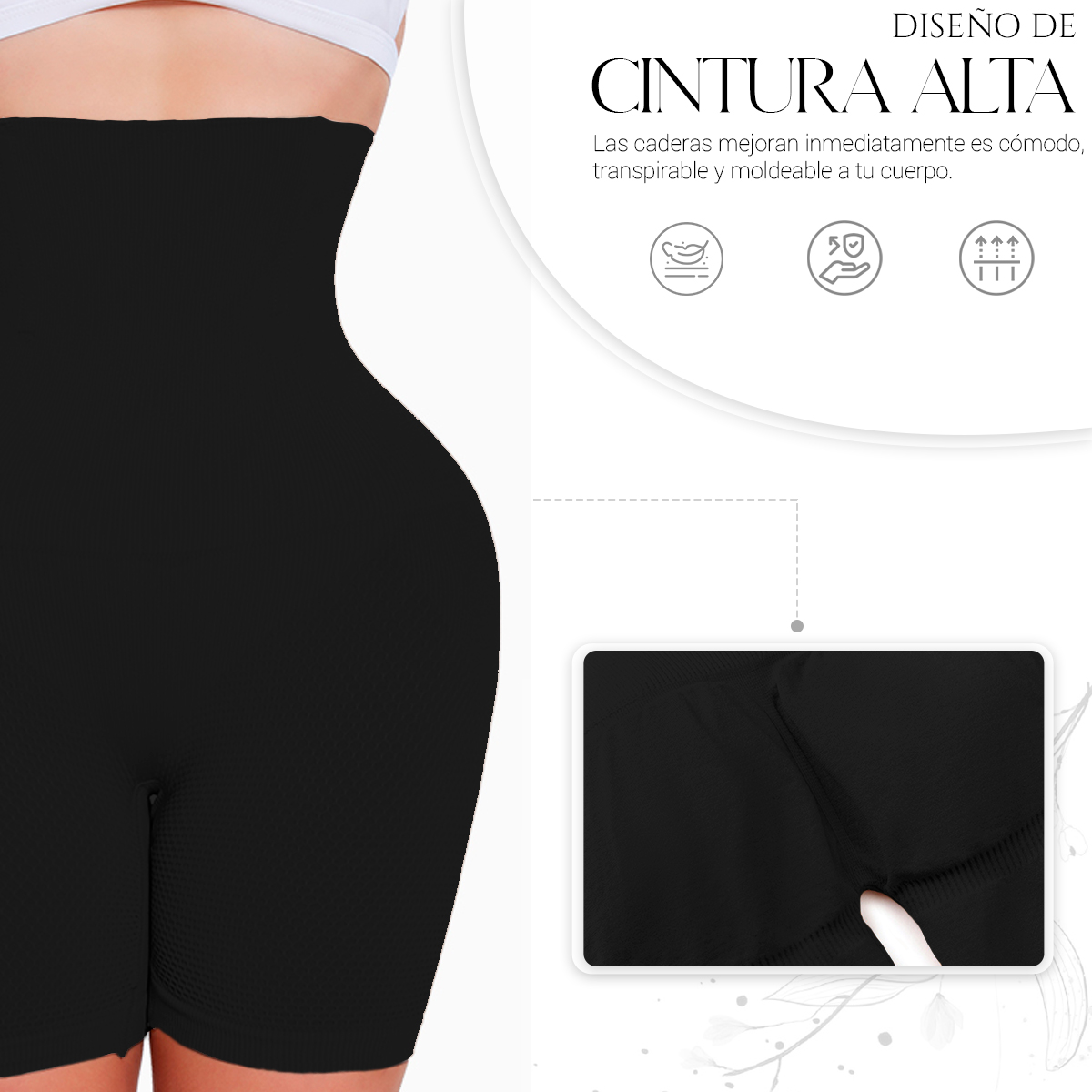 Foto 5 pulgar | Panty Faja Colombiana Reductora Moldeadora Levanta Pompa Negro M/l