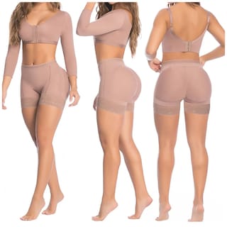 Foto 2 | Faja Colombiana Reductora Levanta Pompa Short Panty Alta Compresión Original