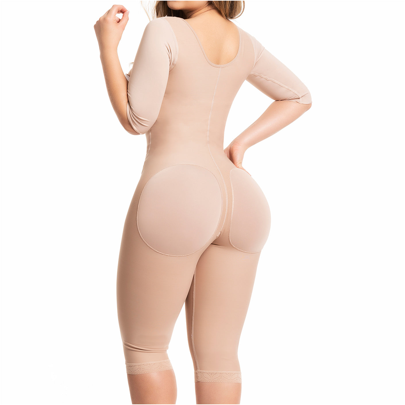 Foto 6 pulgar | Salome 0525 Faja Colombiana Postquirurgica Manga Larga Para Mujer
