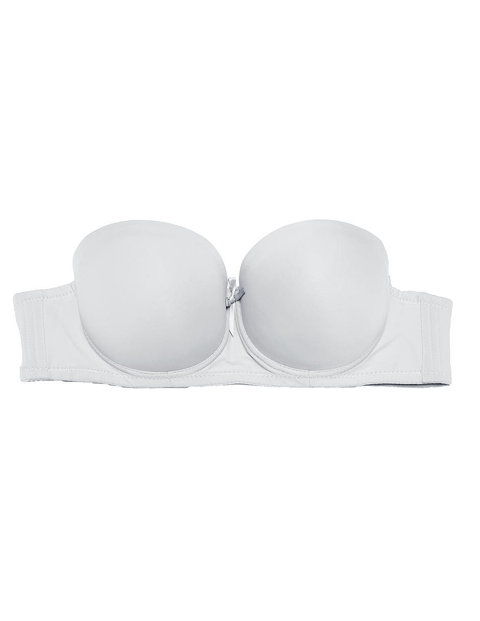 Foto 4 pulgar | Set De 3 Brasier Strapless Con Silicon En Su Contorno Tatys Fashion Color Blanco