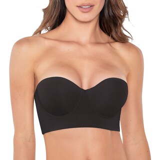 Foto 3 | Brasier Strapless Ann Chery Negro Copa Prehormada para Mujer