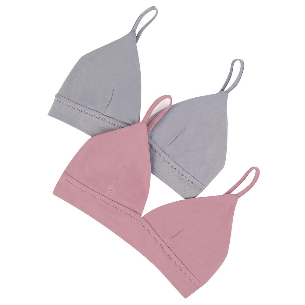 Foto 2 pulgar | Paquete de 2 Bralettes Ilusión 23895 Multicolor