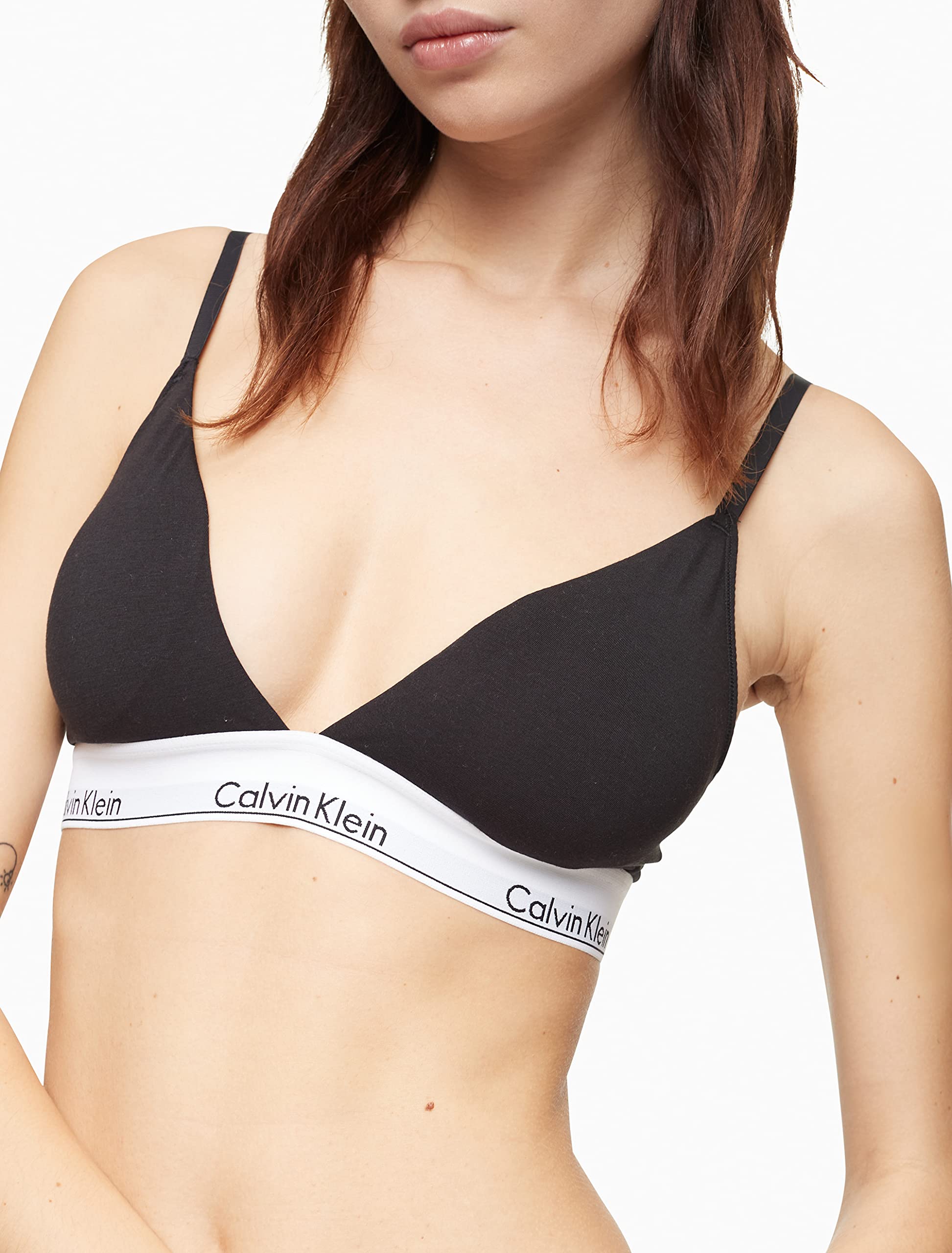 Foto 4 pulgar | Bralette Calvin Klein con Forma Triangular Ligeramente Forrada - Venta Internacional