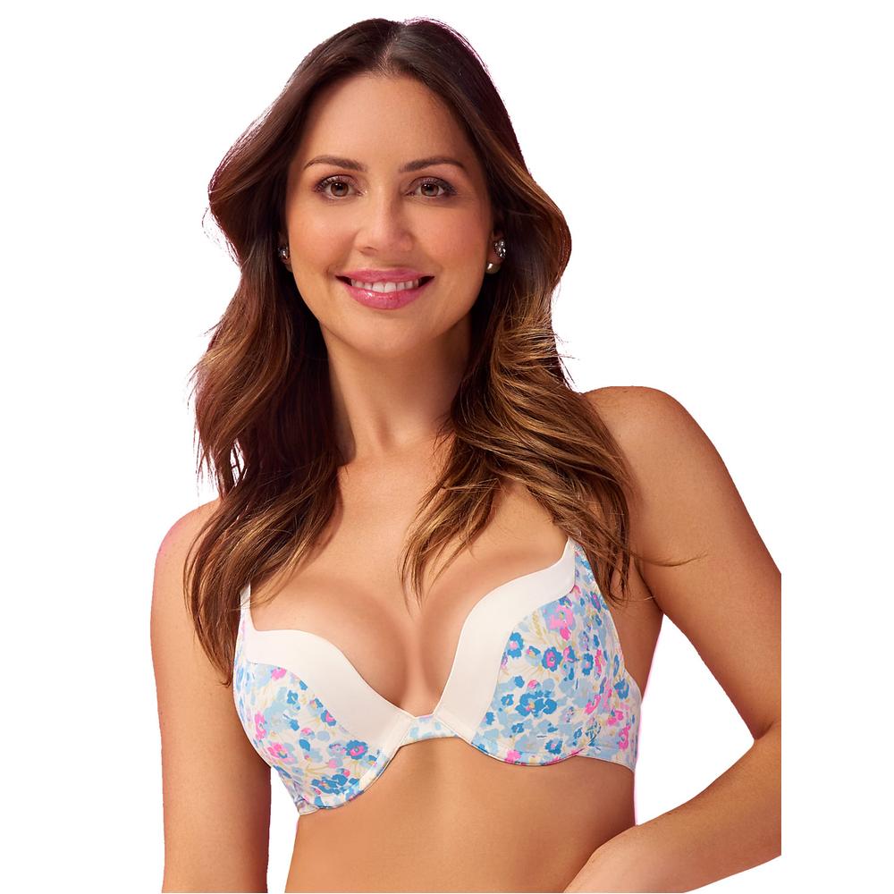 Foto 1 | Bra Escote Profundo Push Up Ilusión 7926 Blanco