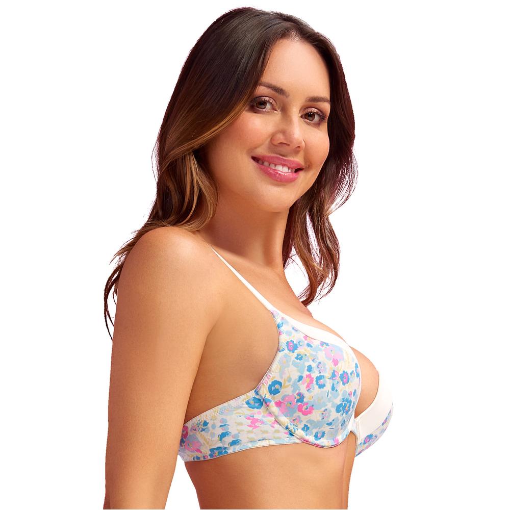 Foto 4 pulgar | Bra Escote Profundo Push Up Ilusión 7926 Blanco