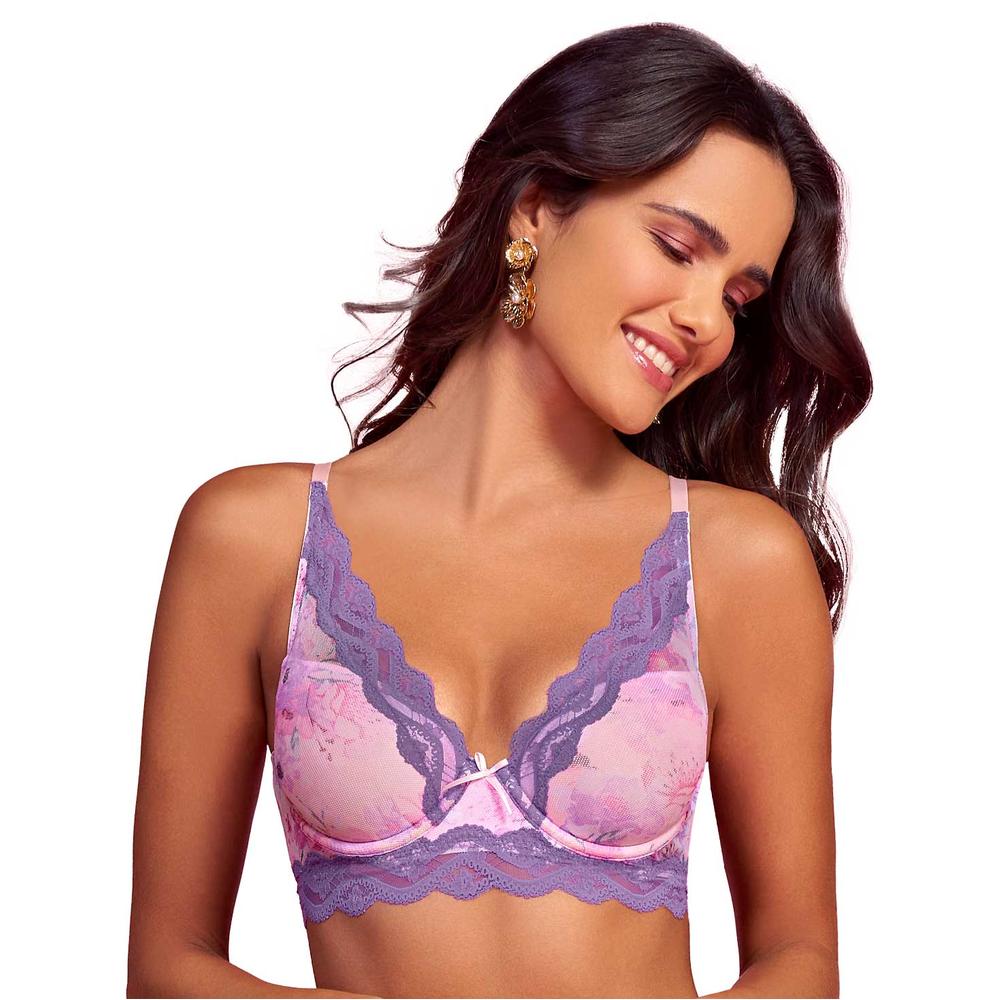 Brasier Demi Discreción Ilusión 70004 Lavanda