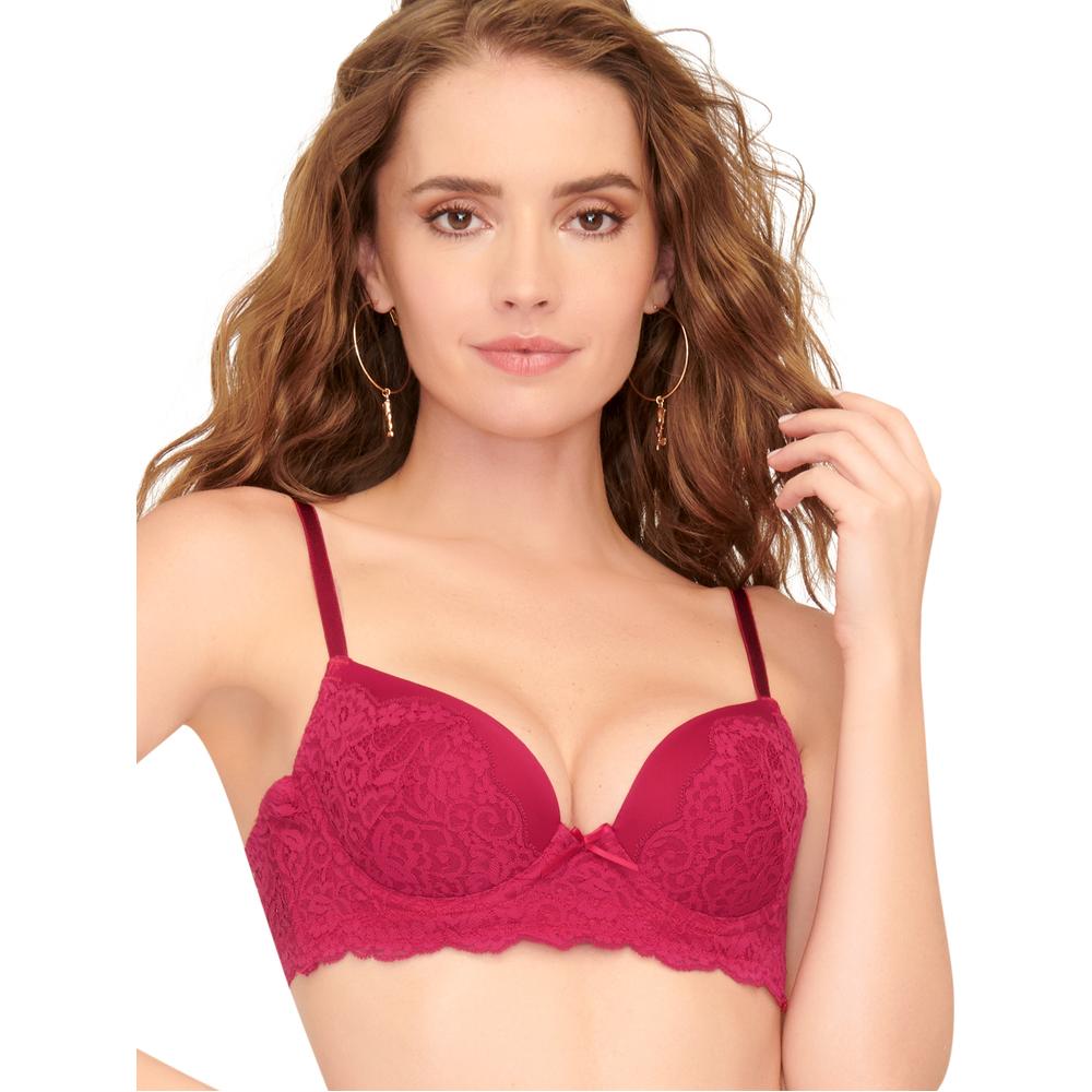 Foto 1 | Brasier Demi Discreción Ilusión 7218 Rojo