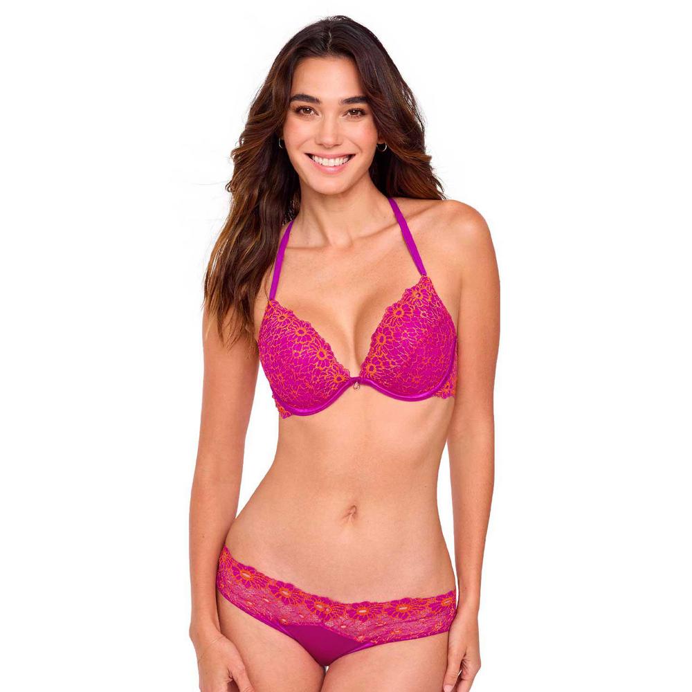 Foto 5 pulgar | Bra Demi Discreción Ilusión 70149 Fucsia Oscuro