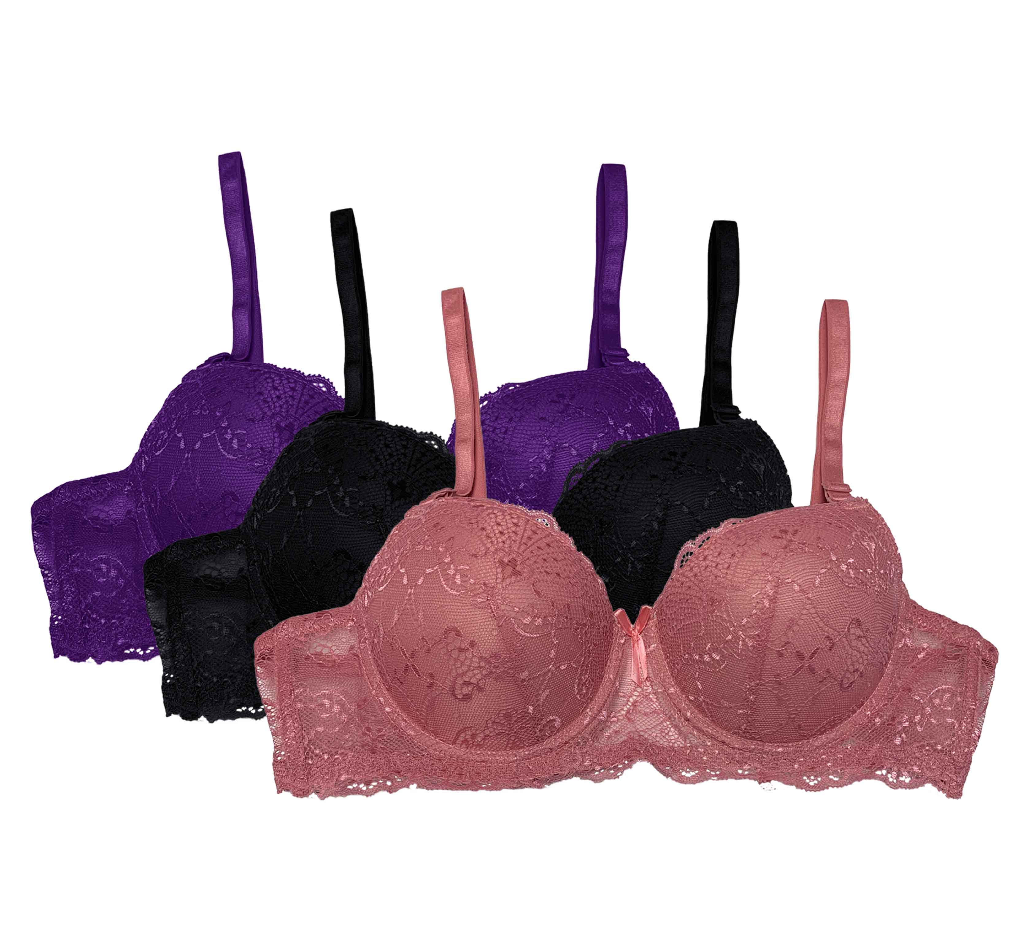 Paquete 3 Brasier con Varilla Tatys Fashion Multicolor