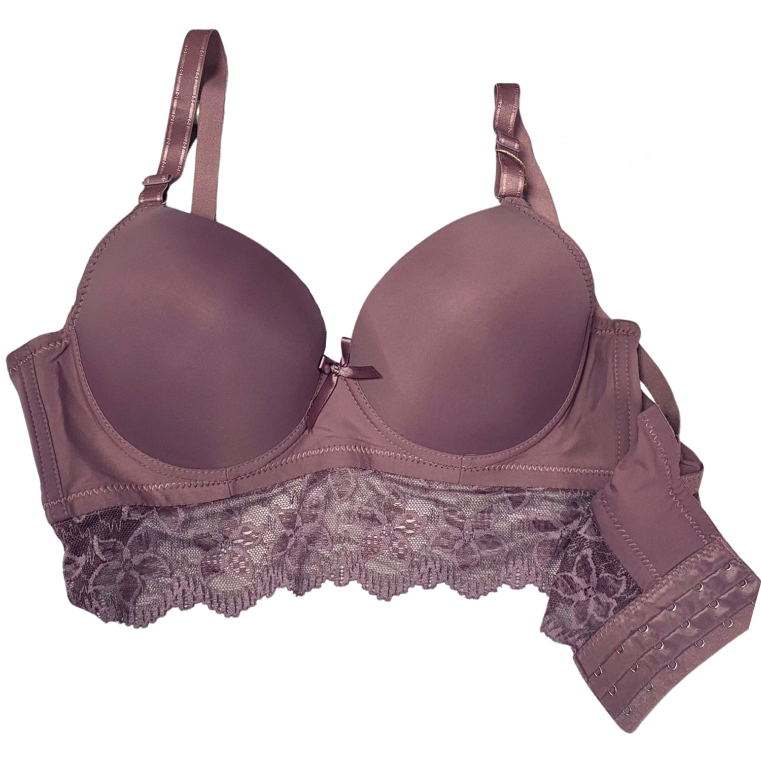 Brasier Rose Girl Reforzado 6 Ganchos color Púrpura