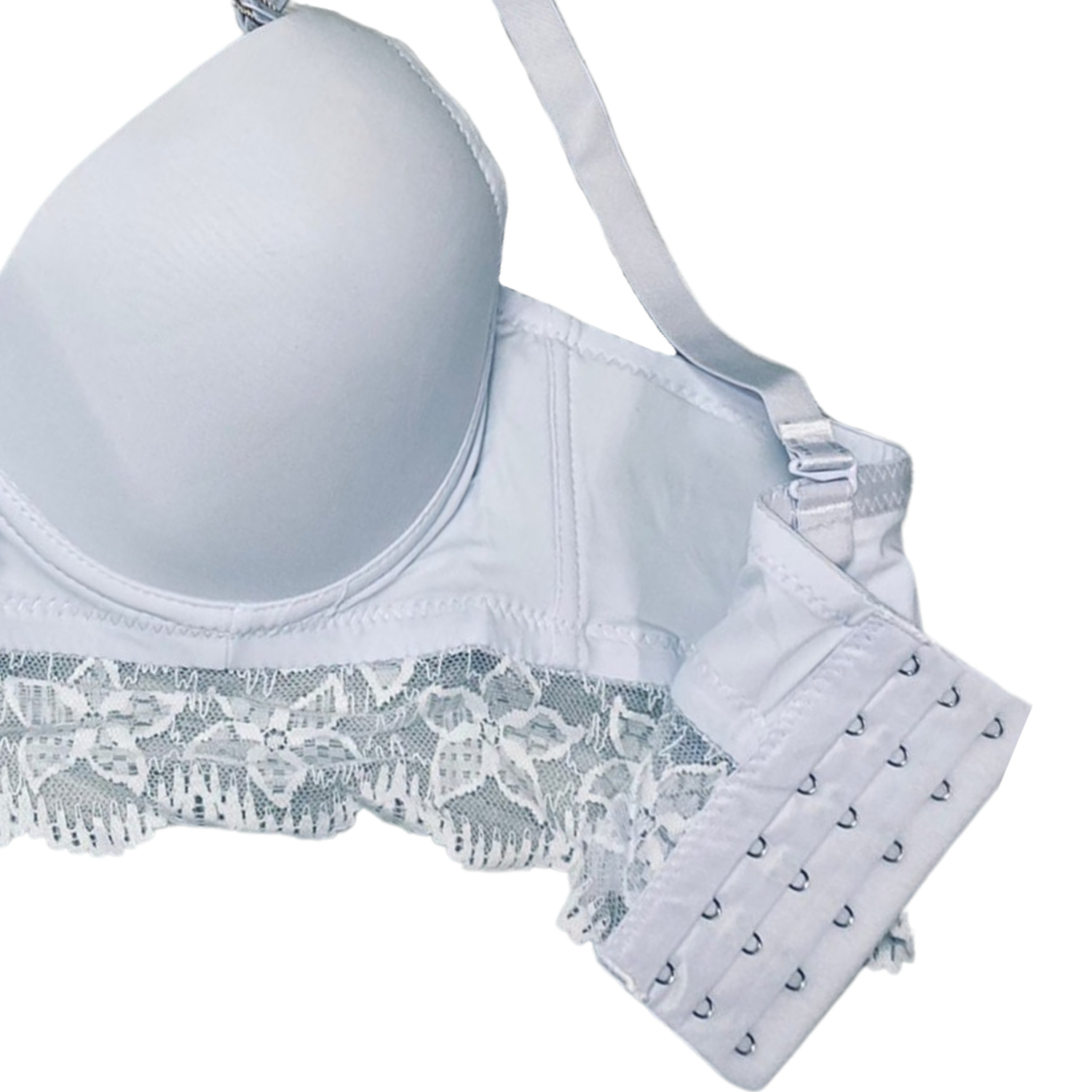 Foto 3 pulgar | Brasier Rose Girl Reforzado 6 Ganchos color Blanco