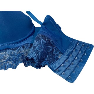 Foto 2 | Brasier Rose Girl Reforzado 6 Ganchos color Azul