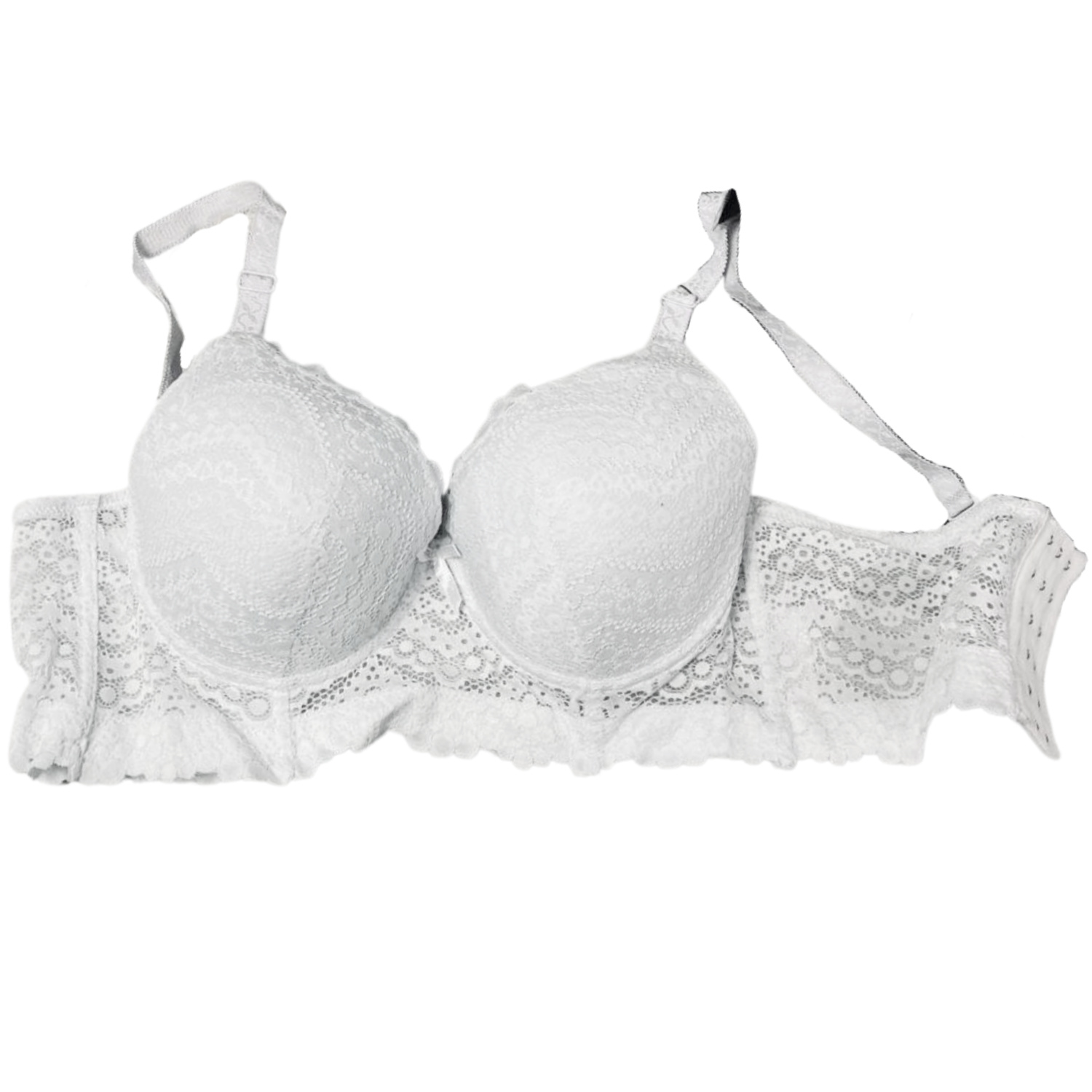 Foto 2 pulgar | Brasier Tipo Bustier Rose Girl con 6 Ganchos color Blanco