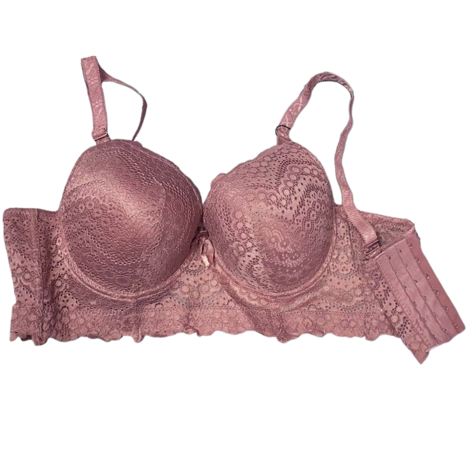Foto 2 pulgar | Brasier Tipo Bustier Rose Girl con 6 Ganchos color Rosa