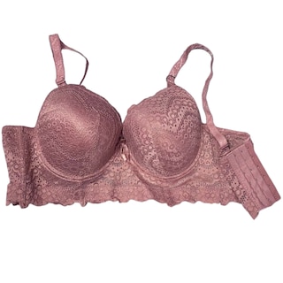 Foto 2 | Brasier Tipo Bustier Rose Girl con 6 Ganchos color Rosa
