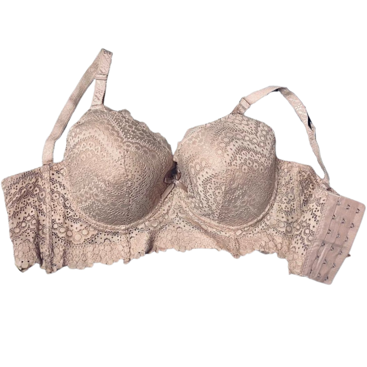 Foto 2 pulgar | Brasier Tipo Bustier  Rose Girl con 6 Ganchos color Beige