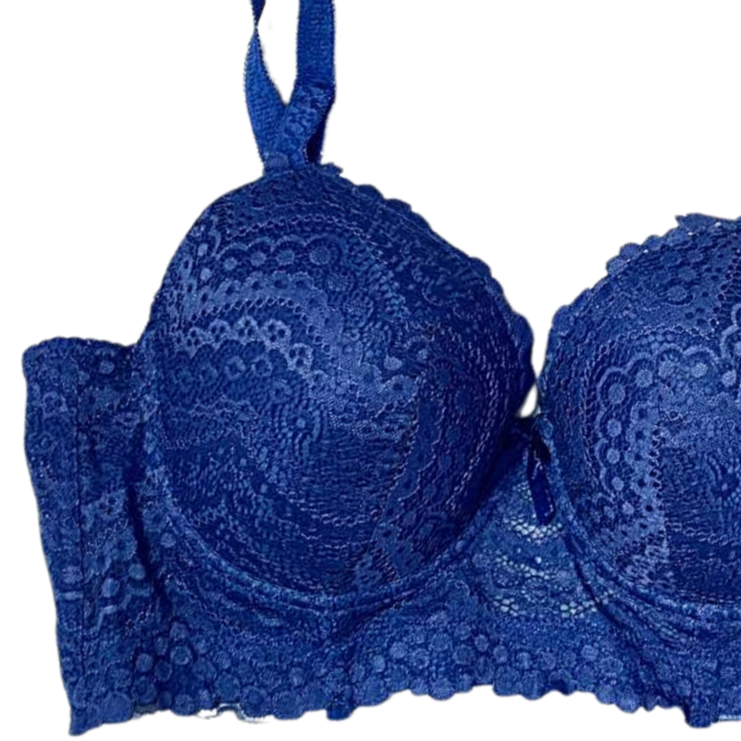 Foto 3 pulgar | Brasier Tipo Bustier Rose Girl con 6 Ganchos color Azul
