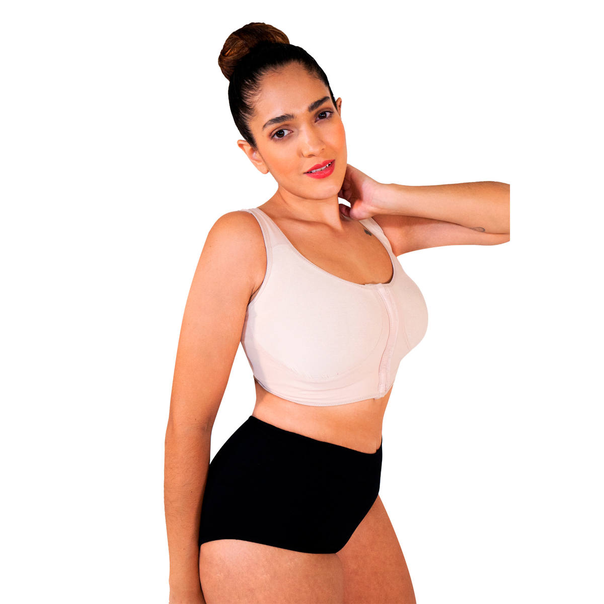Brasier Post-operatorio con Tirante Ajustable I Love Shape color Beige
