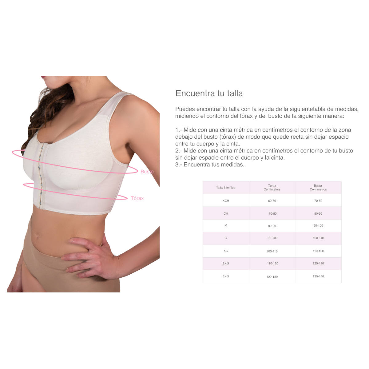 Foto 5 | Bra Postoperatorio I Love Shape M2084 con Banda Estabilizadora