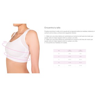 Foto 8 | Brasier Corrector de Postura I Love Shape M 2091 color Negro