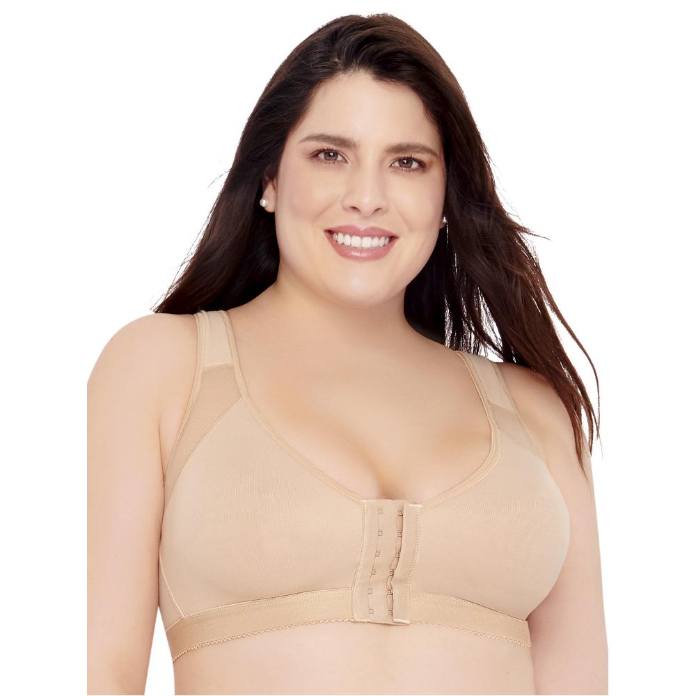 Foto 2 pulgar | Bra Copa Completa Minimizer Ilusión Beige para Mujer